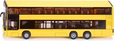 Image de Siku Bus de ligne MAN à deux étages jaune ; 1884