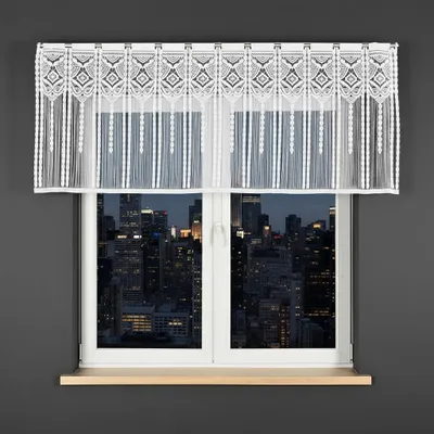 Produktbild von INARA - Fertiggardine - 180x75 cm - weiß