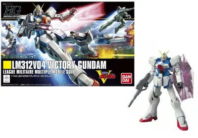 Image de GUNDAM HGUC 1/144 figurine modèle - LM312V04 Victory Gundam