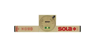 Produktbild von SOLA Neigungswasserwaage NAM 50 T 50cm Alu.gold m.Magnet - 1484501