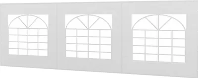 Produktbild von Ersatzwand für Bierzelt oder Pavillon, wasserdicht, einfache Montage, 6 x 2 m, Weiß