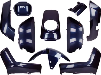 Immagine prodotto di Kit carenatura 10 pezzi blu lucido per NIU-N1, NQi-Sport