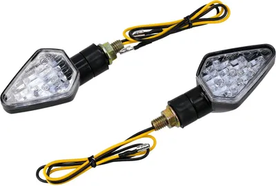 Immagine prodotto di Set: 2x LED 12V "Handleg Short" con vetro trasparente - per ciclomotore e moto