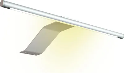 Produktbild von kalb | LED Aufbauleuchte 340x170 mm Schrankleuchte 12VDC silbergrau flach 4W warmweiß 1er SET