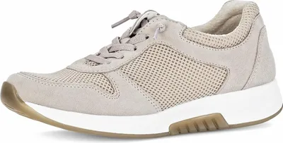Zdjęcie produktu dla Gabor ROLLINGSOFT buty damskie - wygodne sznurowane niskie buty szare rekreacyjne NOWOŚĆ