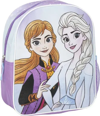Image de Sac à dos scolaire Frozen bleu clair 26 x 30 x 10 cm