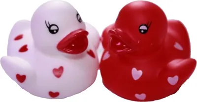 Produktbild von HAAC Ente Badeente Entchen Brautpaar Hochzeitspaar 6 cm Valentinstag Hochzeit