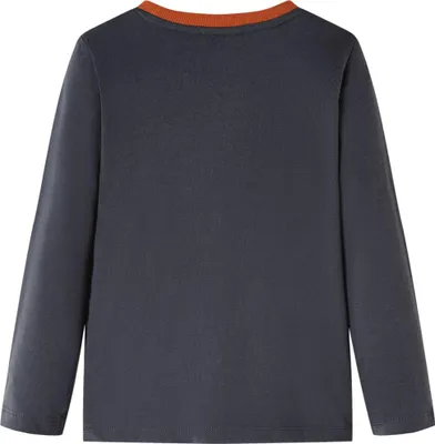 Produktbild von vidaXL Kinder-Langarmshirt Anthracite 92