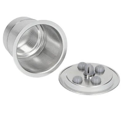 Obrázek produktu pro Opakovaně použitelný filtr na kávu,filtr na kávový prášek,filtr na kávu s 5 otvory,filtr na kávu s 5 otvory,plnitelný filtr na kávu