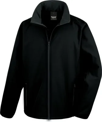 Produktbild von Result Core - Softshelljacke Zum Bedrucken für Herren BC5646 (S) (Schwarz)