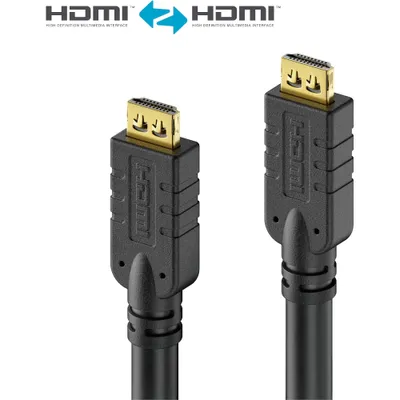 Produktbild von PureLink PI1000-100, 10 m, HDMI Typ A (Standard), HDMI Typ A (Standard), 3D, 18 Gbit/s, Schwarz