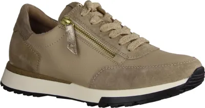 Produktbild von Paul Green 5310-118 Damen, Sneaker, Leder, Almond (Beige), Wechselfußbett - Damenschuhe Sneaker, Beige, leder (s. suede/maincalf)