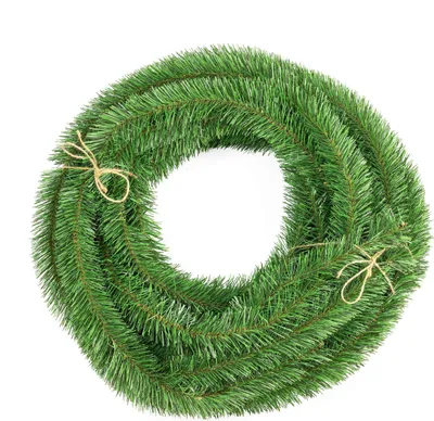Immagine prodotto di Ghirlanda di Natale Ghirlanda di abete artificiale verde Decorazione natalizia 22,5 metri