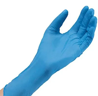 Obrázok produktu pre Nobaglove Nitrilové rukavice s dlhým spodkom bez púdru veľkosť M 100 ks