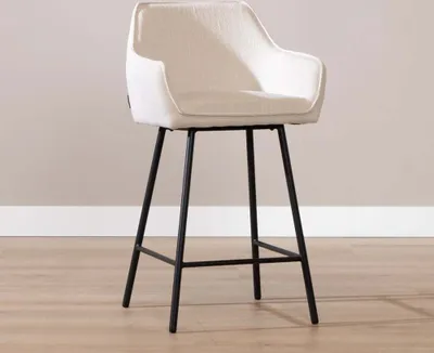 Produktbild von Bronx71 Barhocker Ciara Off white Leinen 65 - 78 cm