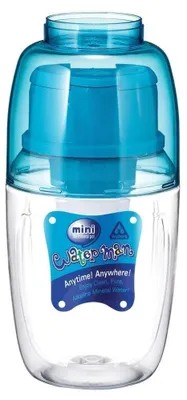 Produktbild von Wasserfilter Trinkwasserfilter Mineralwasserfilter - 600 ml - BPA-frei - Tritan - Lecksicher