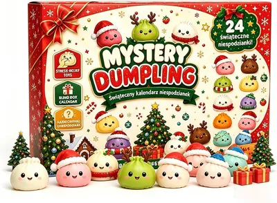Produktbild von Weihnachten Adventskalender Quetschspielzeug-Kalender(A)24 Tage Weihnachten Countdown-Kalender,Überraschungs Fidget Spielzeug Geschenke für Kinder