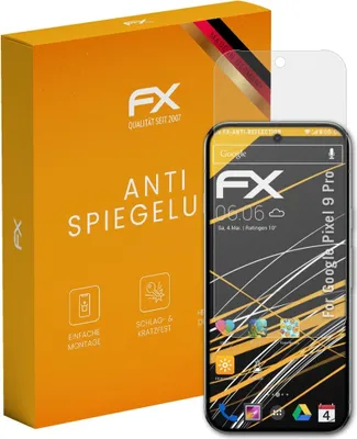 Produktbild von atFoliX FX-Antireflex 3x Schutzfolie kompatibel mit Google Pixel 9 Pro Displayfolie