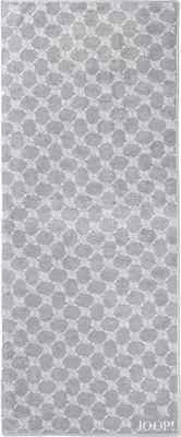 Produktbild von JOOP! Classic Cornflower Saunatuch 80/200 cm, Farbe silber