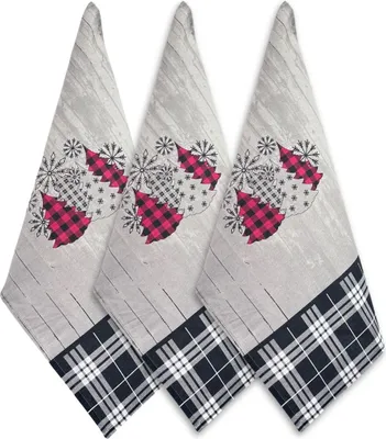 Produktbild von Home Elements Küchentuch Bäume und Schneeflocken Menge: 1 Stück