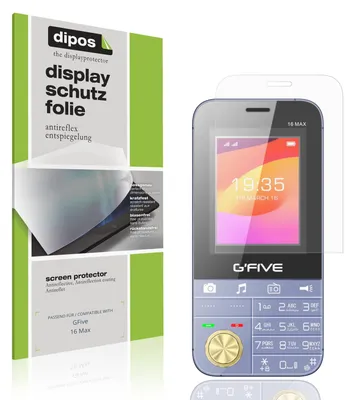 Produktbild von 4x Schutzfolie für GFive 16 Max matt Displayschutzfolie Folie Display Schutz dipos