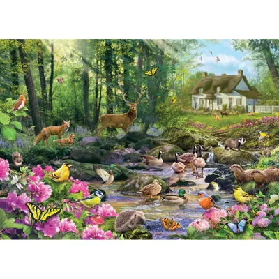 Produktbild von Gibsons - Puzzel gibsons woodland glade 1000 stukjes