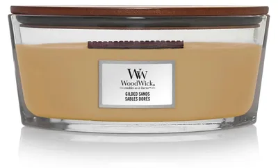 Obrázek produktu pro WoodWick Gilded Sands, Elipsa, Béžová, Jantar, Fig wood, Dřevo, 40 h, 1 kusů