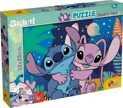 Zdjęcie produktu dla DWUSTRONNA PUZZLE Lilo i Stitch 24 CZĘŚCI
