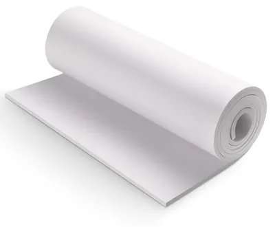 Obrázek produktu pro Bílý pěnový panel EVA, tloušťka 5 mm, rozměry 150 x 35,3 cm, 1 kus, určený pro modelářství a tvoření