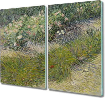 Produktbild von Coloray Hackbrett Herdabdeckplatte 2x30x52 cm Küchenbrett Kochplattenabdeckung Schneidebrett - Las Gras