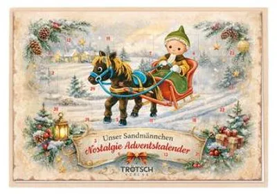 Produktbild von Unser Sandmännchen Adventskalenderkarte Nostalgie