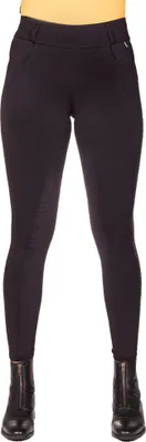 Produktbild von QHP Damen Reithose Reitlegging Fardau black Full Grip FS/23, Größe:40