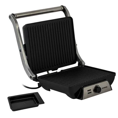 Produktbild von Orava GRILLCHEF4, Schwarz, Edelstahl, 200 °C, 332 mm, 338 mm, 136 mm, 2,7 kg