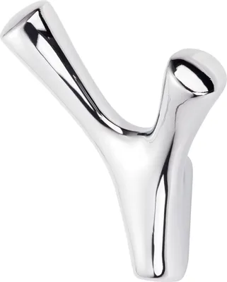 Produktbild von SOTECH Garderobenhaken BICORNO Höhe 82 mm x Breite 71 mm Chrom poliert aus Zinkdruckguss