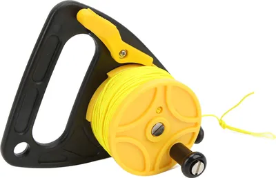 Produktbild von Tragbarer Tauchgriff Rollen -Tauch mit Daumenstopper zum Schnorcheln unter Wasser Wasser Sport 46 m gelber Drahtlow
