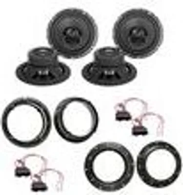 Produktbild von ESX HORIZON HZ-62 Koaxial Lautsprecher 2-Wege Einbauset für Golf 5 vorne hinten