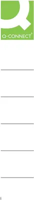 Produktbild von Q-Connect® KF11116 Ordnerrückenschilder - 30 x 188 mm, 10 Stück