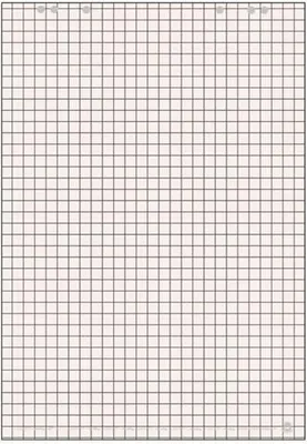Produktbild von Flipchartblock 68x98cm 20 Blatt 80g/qm kariert 25 mm