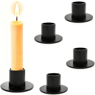 Productafbeelding van Kandelaar - Decoratieve tafeldecoratie - Geschikt voor woonkamer en eettafel - Goudkleurig