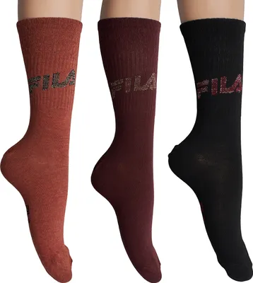 Produktbild von Fila 3er-Pack lange Baumwollsocken F3268 für Damen