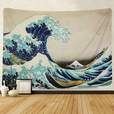 Productafbeelding van Ibenzoa® Boho-wandtapijt – Oosters wanddecor van zacht polyester, ademend en veelzijdig, maat M 130x150 cm / L 148x200 cm