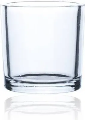 Image de Sandra Rich 7085-10 Vase en verre 'Heavy', cylindrique, Ø 10 x 10 cm, transparent (1 pièce)