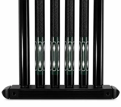 Produktbild von John West Billard Set - Wandhalterung + 4 professionelle Billardqueues + 2 Brückenqueues