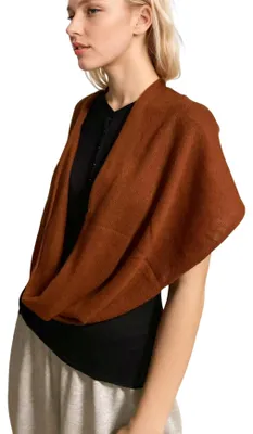 Produktbild von Prettystern XL 100% Kaschmir Uni Winter Loop-Schal Cashmere Kaschmir-Schal Ru