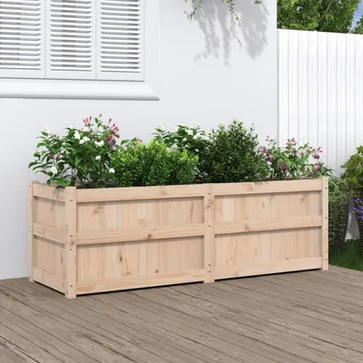 Image de Maison Exclusive - Bac à plantes 150x50x50 cm en pin massif