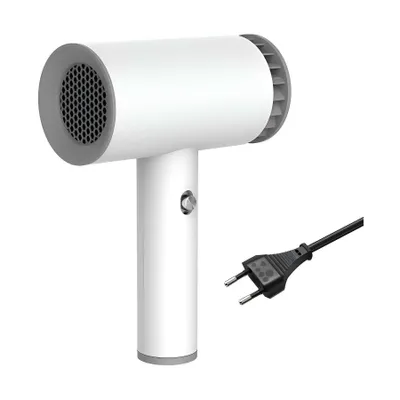 Produktbild von AIORBER Kabelloser Haartrockner, 2 Stufen, Heiß- und Kaltluft, Leise & Kompakt, Wiederaufladbar, Weiß