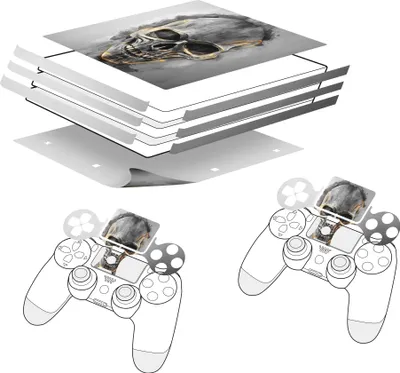 Produktbild von SPEEDLINK Sticker for PS4 PRO & Controller, Skull