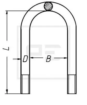 Obrázok produktu pre PETERS ENNEPETAL Federbride 045.070-00A 22 mm 280 mm 1,674 kg