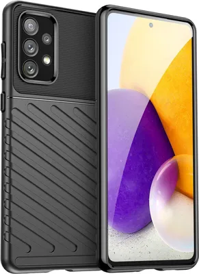 Produktbild von Hybrid Armor Etui SchutzHülle "Thunder" Case Bumper Cover Handyhülle Matt Hülle Robust Rutschfest kompatibel mit Samsung Galaxy A23 5G