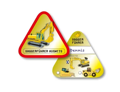 Produktbild von 6 Ausweise Baustelle